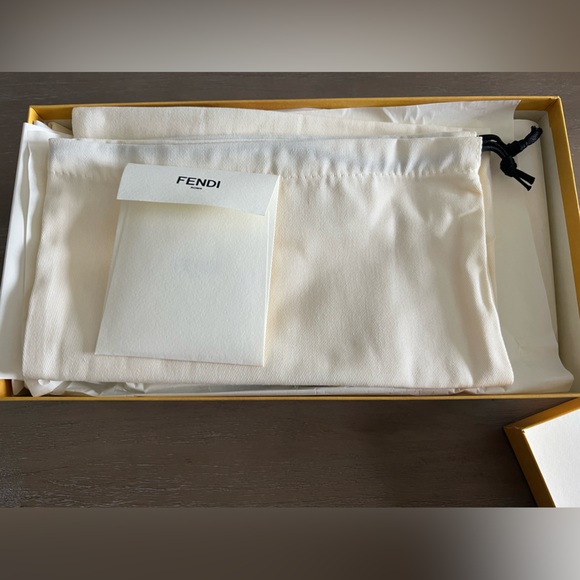 Fendi Logo-detailed canvas and leather sandals - Picture 11 of 12